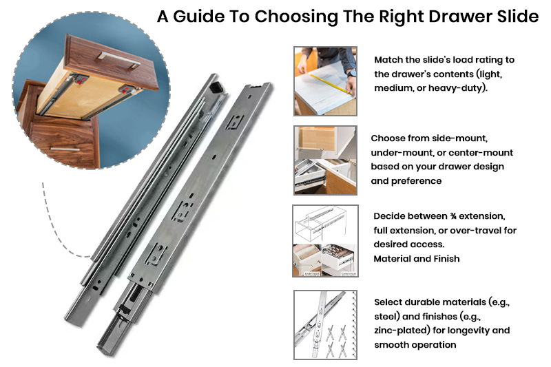 A Guide To Choosing The Right Drawer Slide