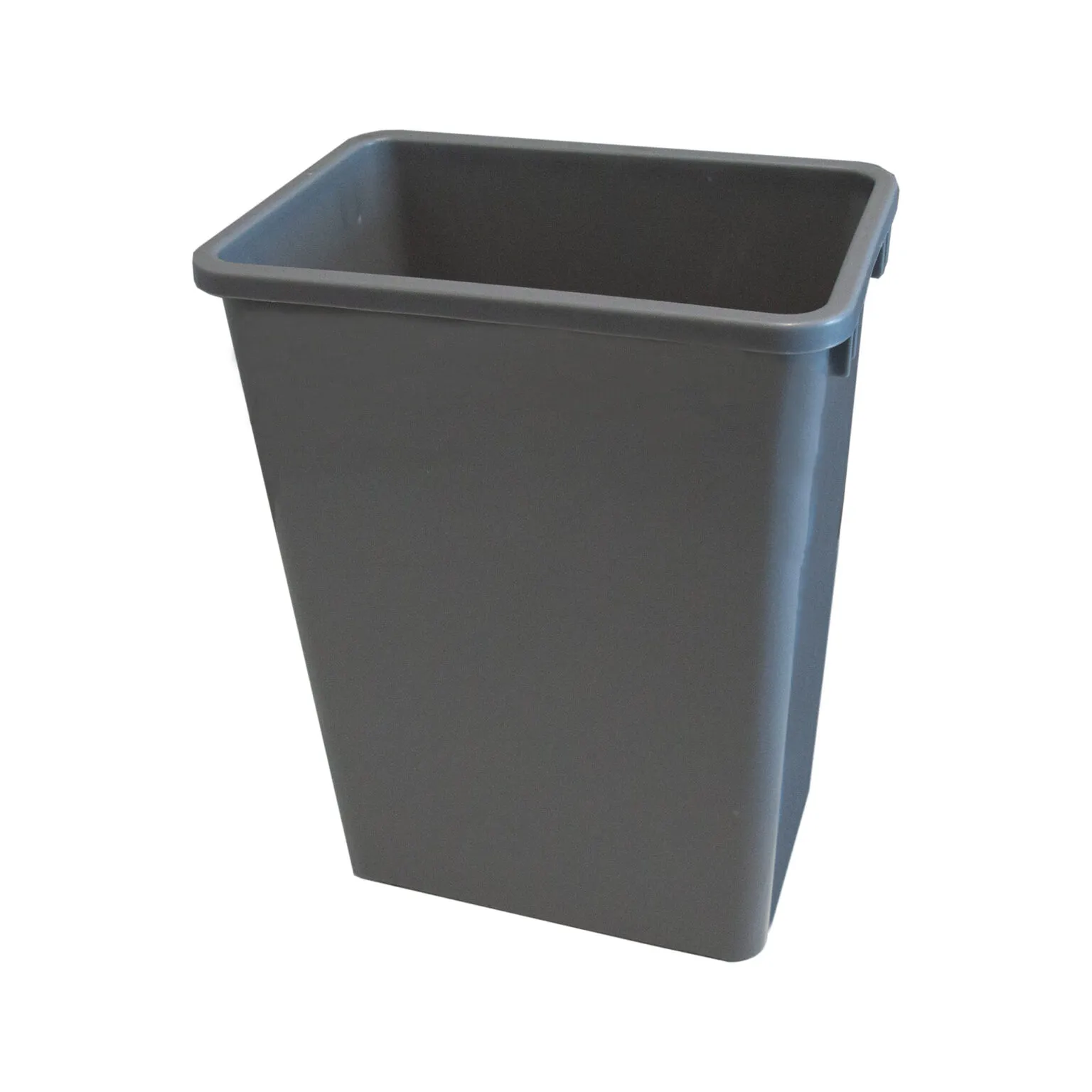 Single Bin Trash Can 35 QT | Single Waste Bin | Single Kitchen Gray Waste Bin | 70TC35GR