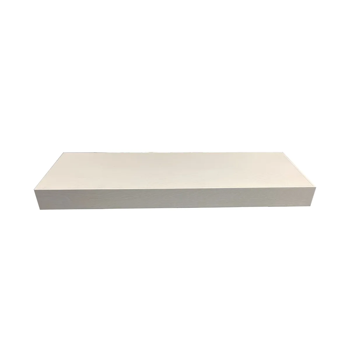24 Inch White Floating Shelves | Oak Floating Shelves | White Shelves For Wall | White Oak Floating Shelves | FSWTOAK24