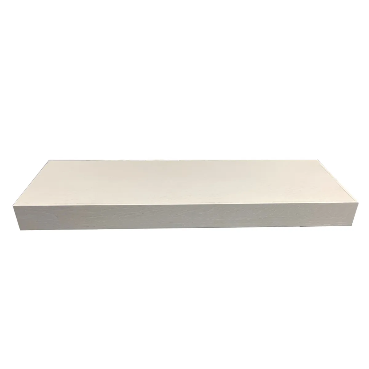 42 Inch White Floating Shelves | Oak Floating Shelves | White Shelves For Wall | White Oak Floating Shelves | FSWTOAK42