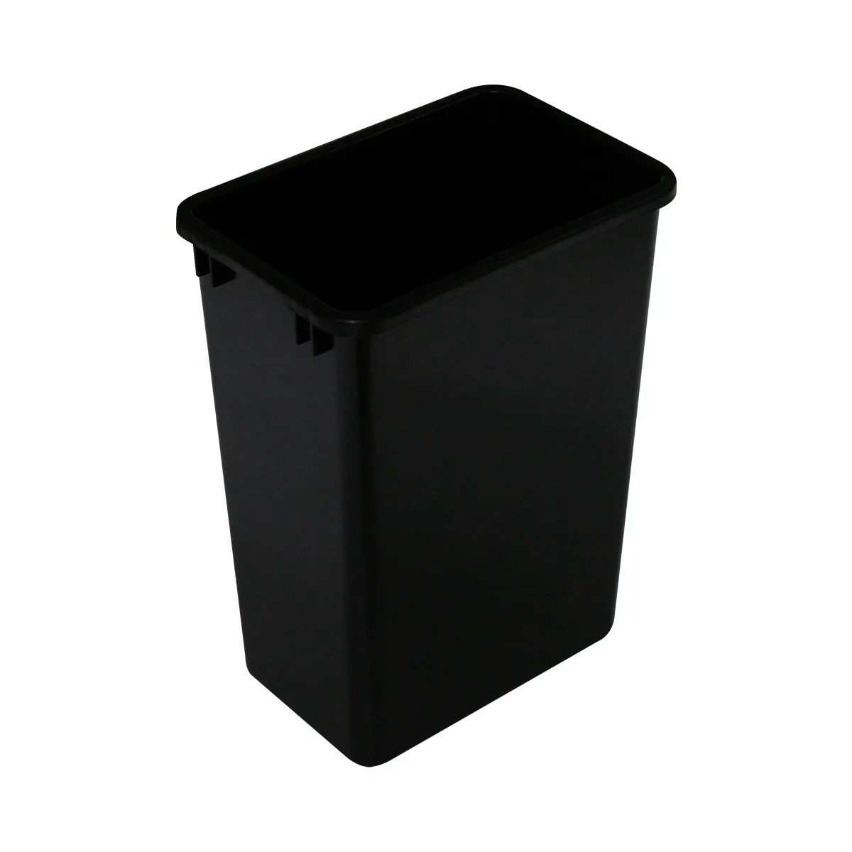 Single Bin Trash Can 35 QT | Single Waste Bin | Single Kitchen Black Waste Bin | 70TC35BK