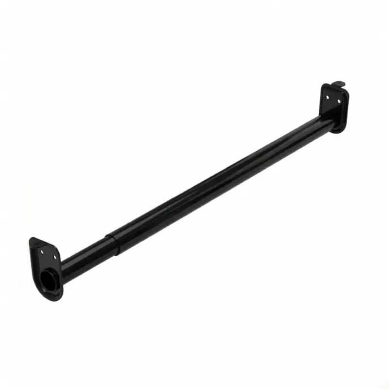 96-150 Inch Closet Rod With Center Support | Round Closet Rod With Socket And Screws | Wall Mounted Clothing Rod | CR-96150