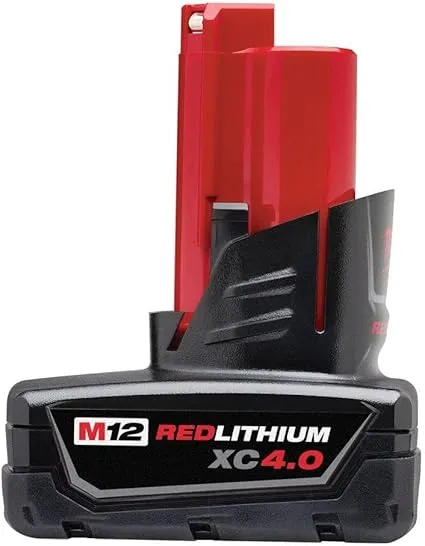 Milwaukee Genuine 48-11-2440 New | M12 12v Red Lithium XC 4.0 Ah Battery