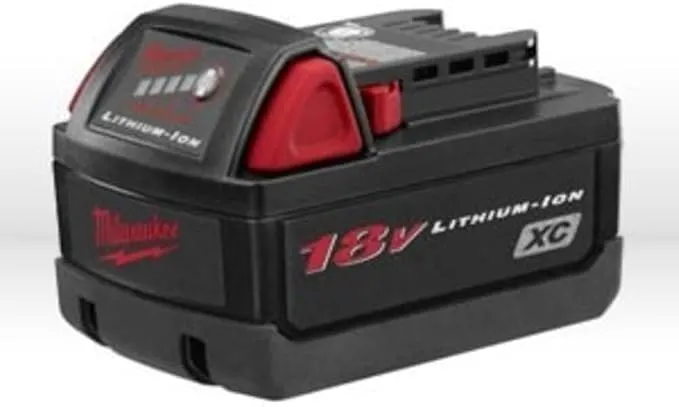 Milwaukee 48-11-1828 Genuine OEM M18 3 Amp Hour 18V Lithium Ion XC Extended Capacity Battery with Redlink Intelligence and Extreme Weather Performance