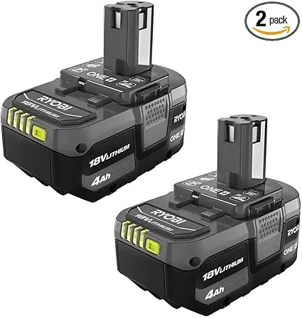 RYOBI ONEAND 18V Lithium-ION 4.0 AH Battery 2-Pack PBP2005