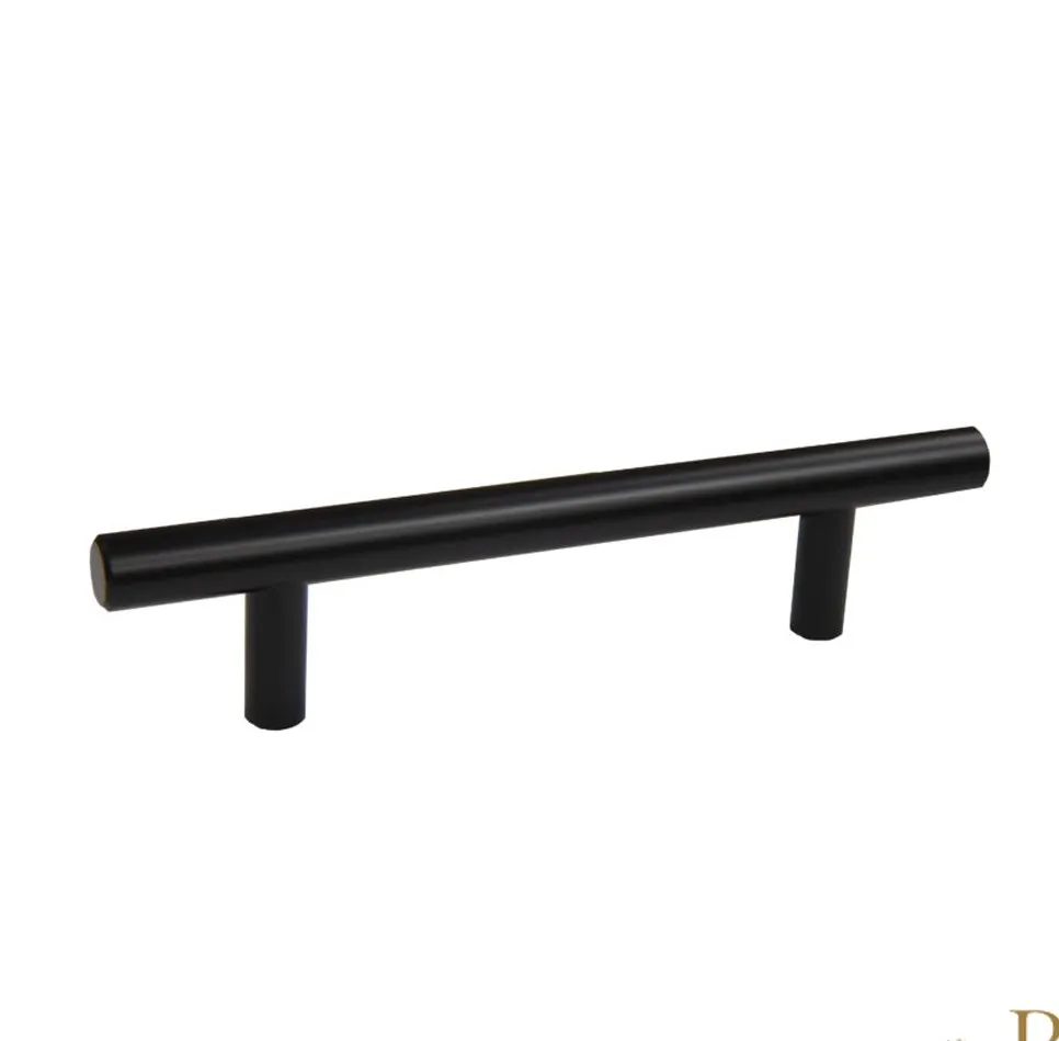 6 Inch Matte Black Bar Pulls | P-1096H.BK