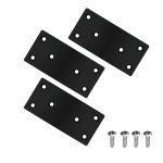 3 X 6 inch black flat bracket