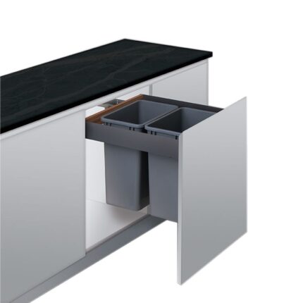 top mount trash can pull out