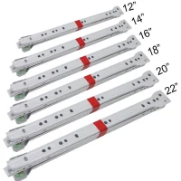 white heavy duty epoxy drawer slides